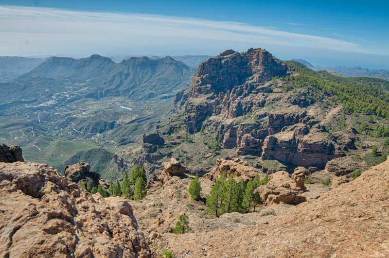 Blick vom Mirador Pico de las Nieves nach Süden