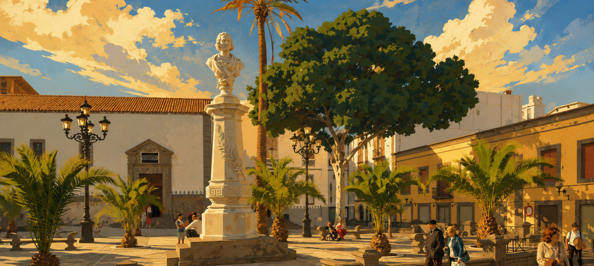 Alameda de Colon – Kolumbussäule Las Palmas