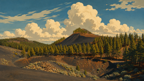 Montañon Negro hinter dem Aussichtspunkt Pinos de Gáldar