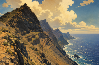 Blick vom Aussichtspunkt Mirador de Balcon Westküste Gran Canaria