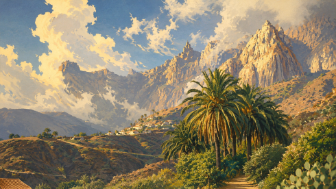 Riscos de Tirajana auf Gran Canaria