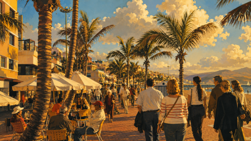 Sehenswürdigkeiten am Canteras Strand: die Promenade