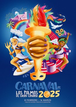 Comparsa dance group performing at the Gran Canaria Carnival parade