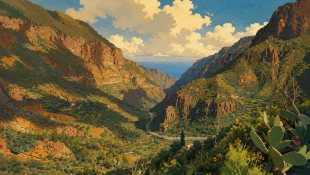 Barranco de Guayadeque auf Gran Canaria