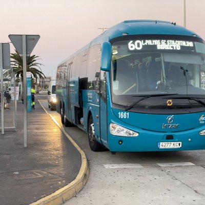 Buslinien Flughafen - Las Palmas; Las Palmas - Flughafen