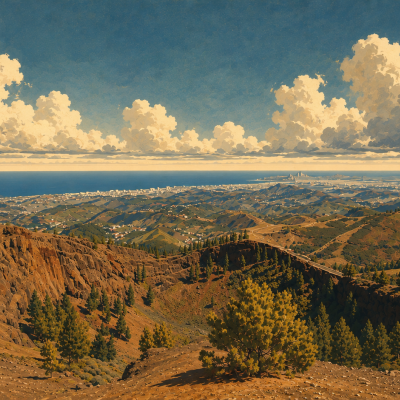 Mirador Pinos de Gáldar auf Gran Canaria