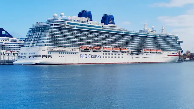 Britannia in the Port of Las Palmas