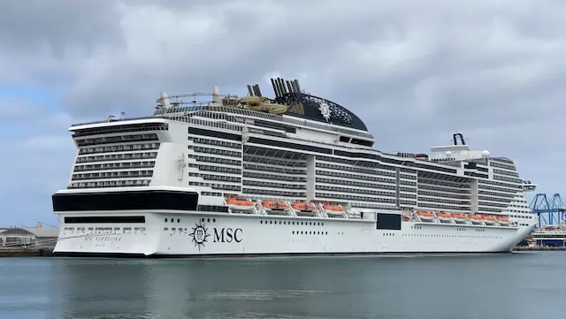 MSC Virtuosa in the Port of Las Palmas