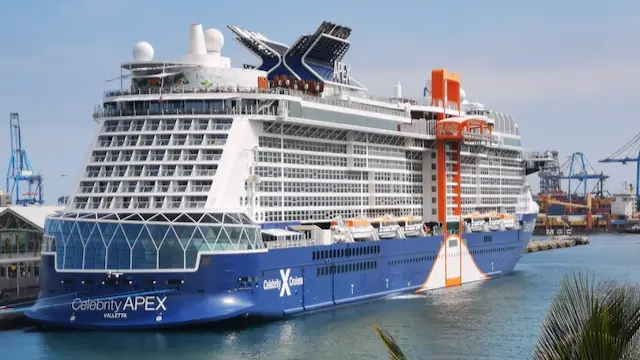 Celebrity Apex im Hafen von Las Palmas